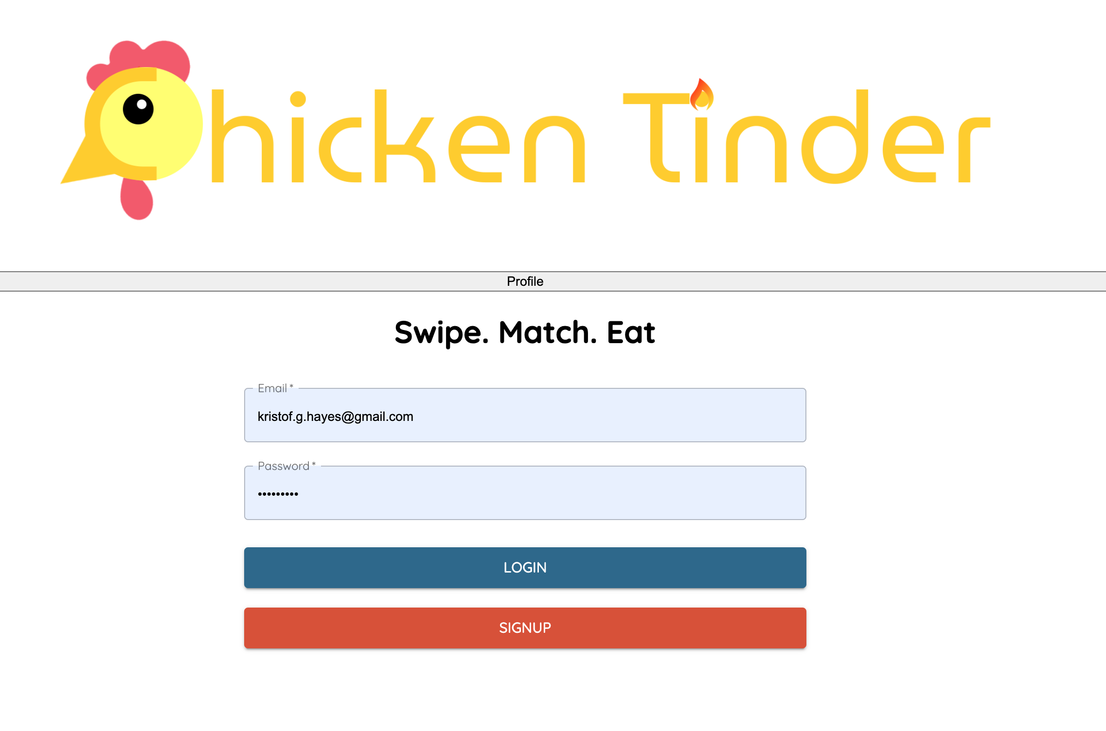 Chicken Tinder